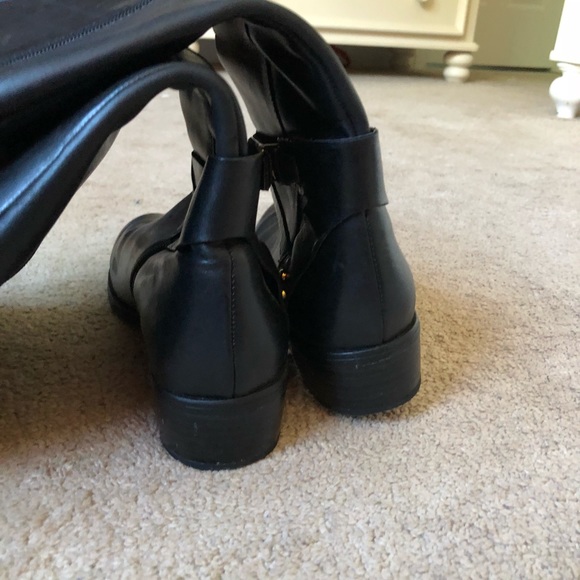Ralph Lauren Tall Black Boots - Picture 4 of 5
